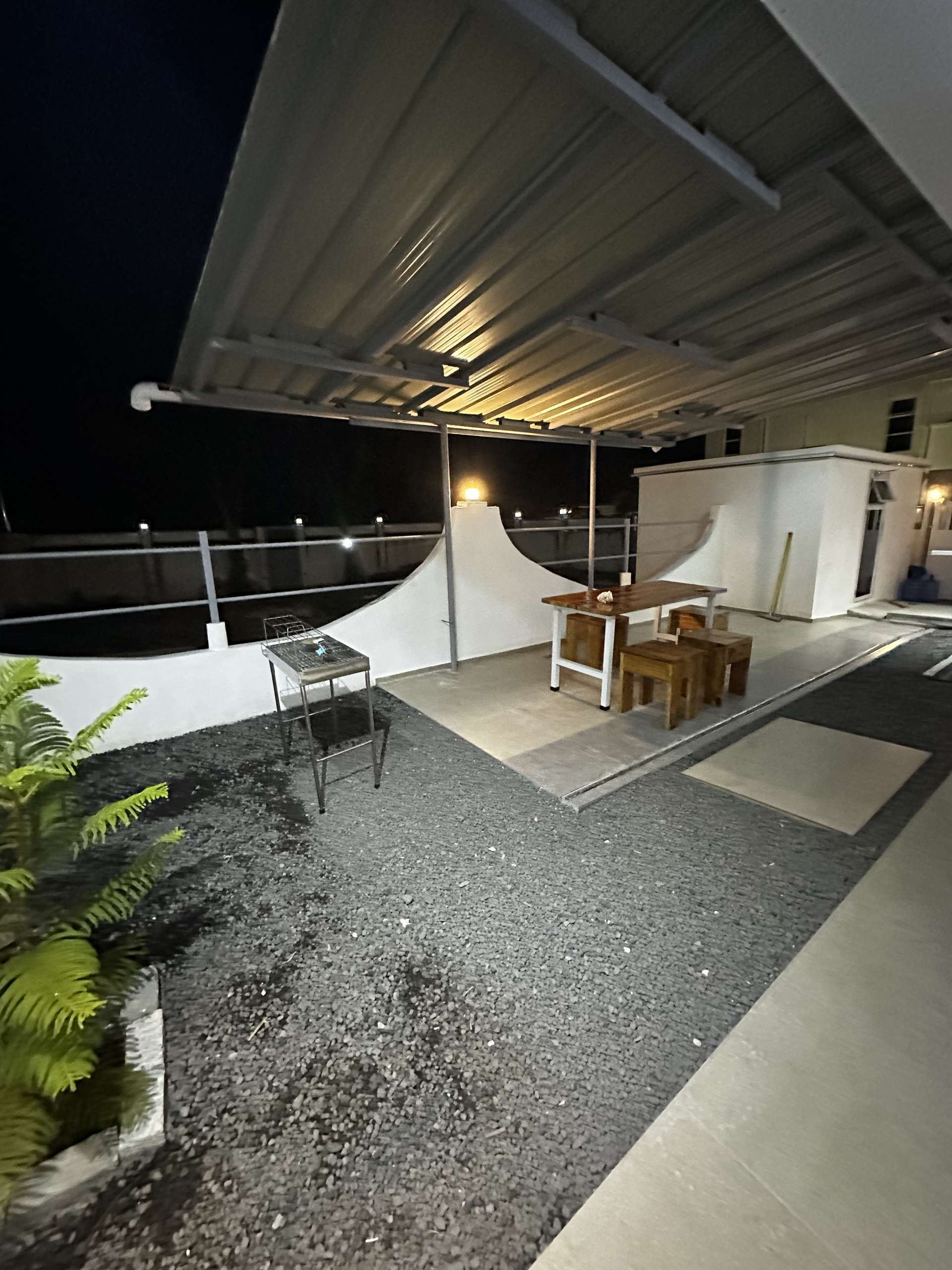 Hero House entrance patio