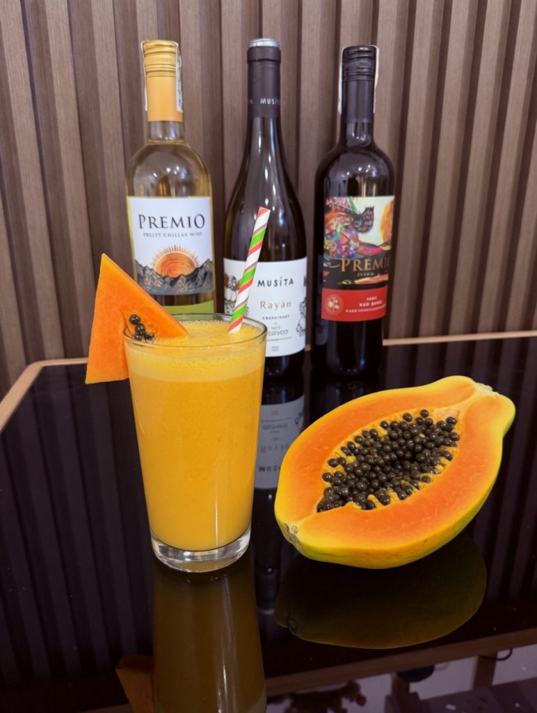 Natural Papaya smoothie in Santa Fe Cebu Philippines