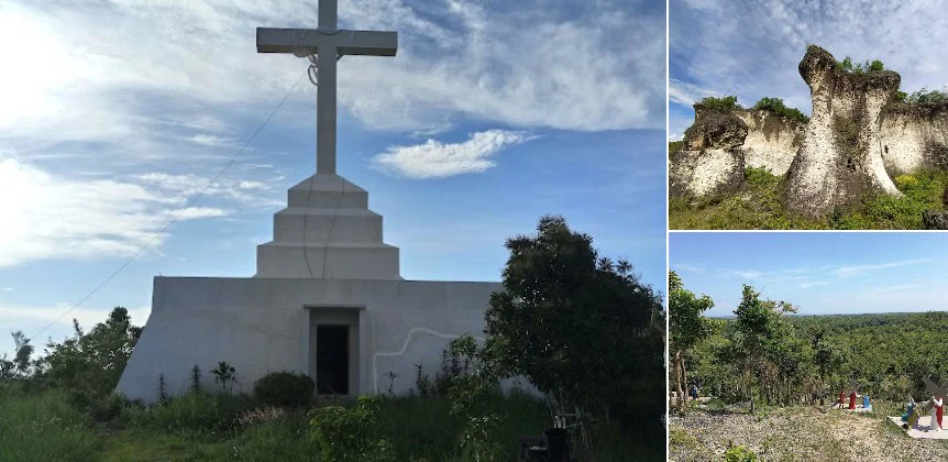 The Big Cross in the stone quarry, Bantayan Island