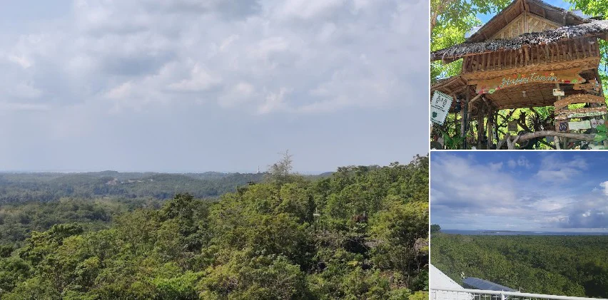 Colina Isla hilltop viewpoint, panoramic view of Bantayan Island