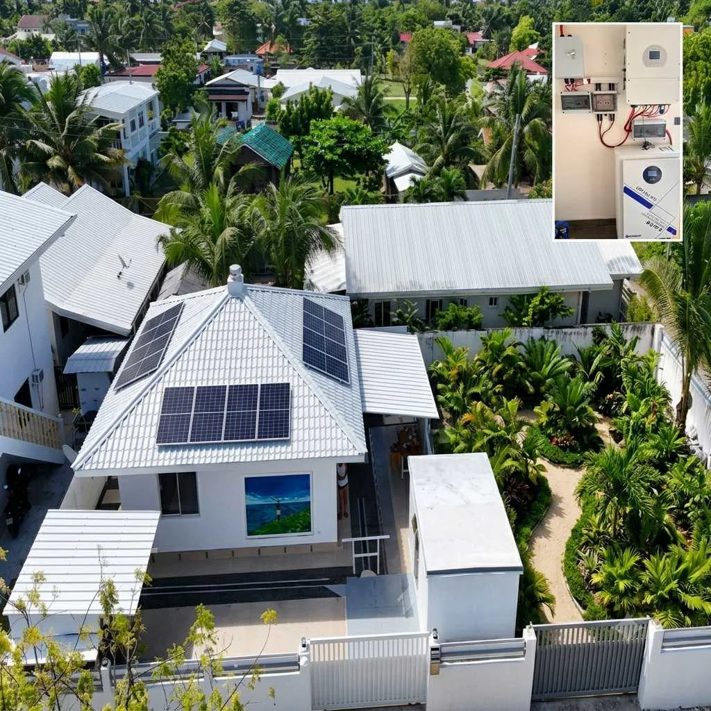 Hero house santa fe Bantayan island external foto view with full system power