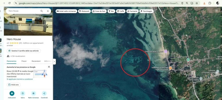 another area for discovery reef in Bantayan Island close to Hero House Santa Fe